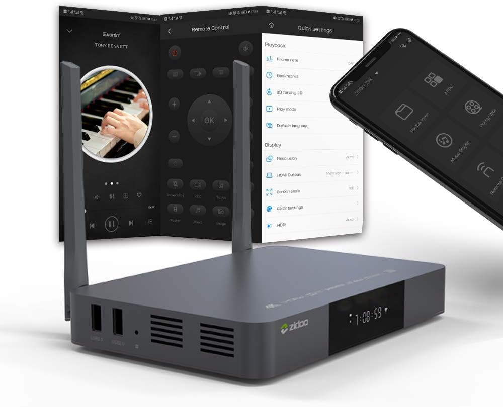 Zidoo Z9X 4K Media Player Android 9.0 2G+16G Android VS10 Image Quality Engine Android TV Box with HDR10+ - Image 5