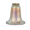 Bu0026p Lamp Gold Iridescent Tulip Art Glass Shade