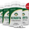 (5 Pack) Keravita 1.5 Billion CFU Probiotic Nail Support 300 Capsules
