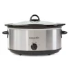 Crock-pot Scv700ss Stainless Steel 7-Quart Oval Manual Slow Cooker, 7 Quart