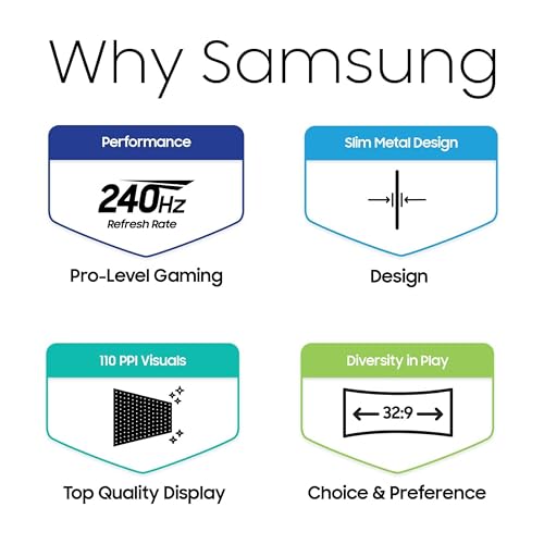 Samsung 49 Odyssey OLED (G93SC) Series Curved Gaming Monitor w QD-OLED, 240Hz, 0.03ms, DQHD, G-Sync Compatible, AMD FreeSync Premium Pro,Height Adjustable Stand,3 Yr Warranty,LS49CG932SNXZA - Image 12