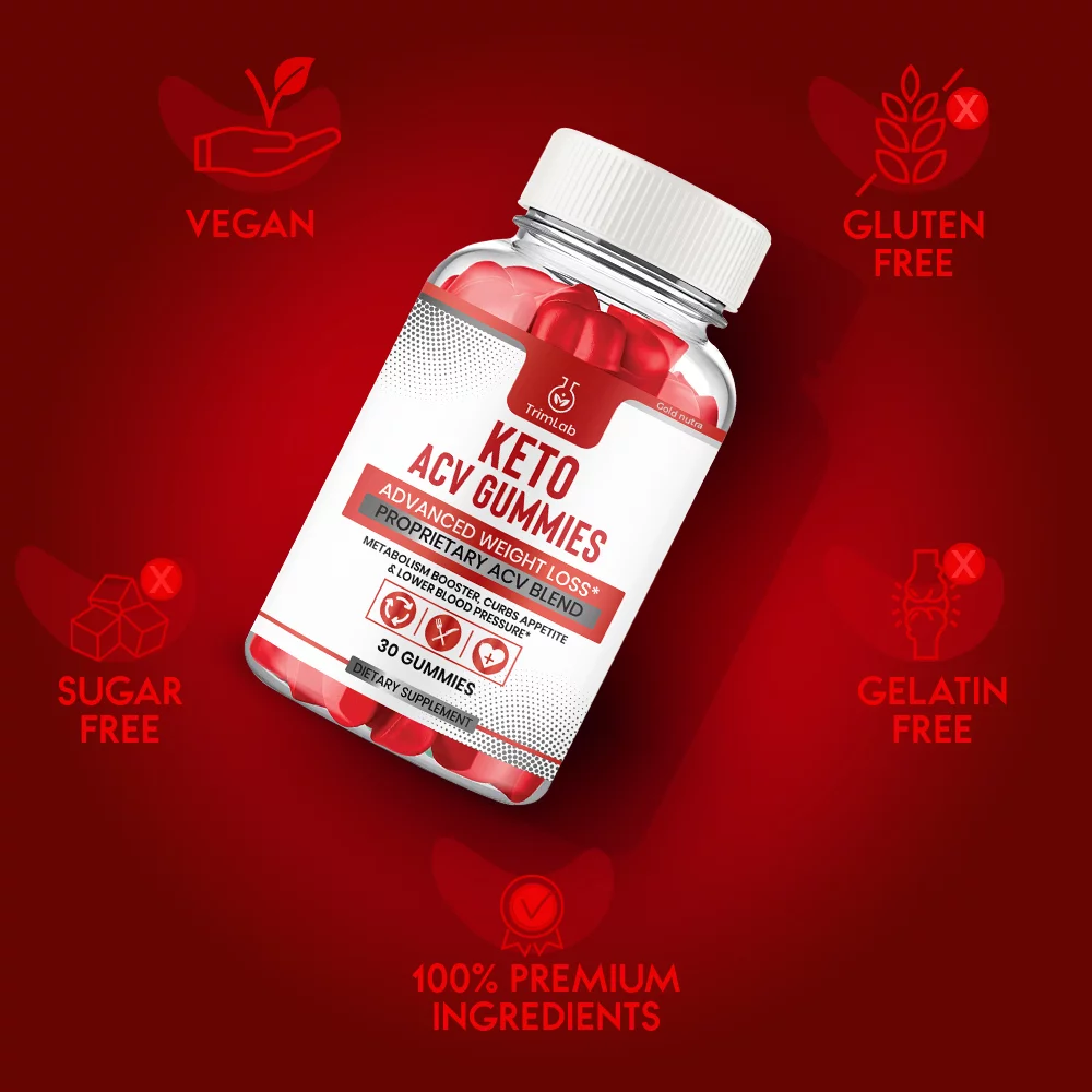 Trim Lab Keto Gummies, Weight Loss Supplement, Powerful Formula, Maximum Strength (5 Pack) - Image 5