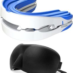 VitalSleep Anti-Snoring Mouthpiece + Sleep Mask, Custom Adjustable Jaw Positioning, USA Made & FDA Cleared Snoring Solution, BPA-Free, Comfortable Fit