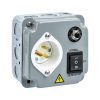 Outdoor Generator Transfer Switches, Briidea 15 Amp 120V Generator Manual Transfer Switch